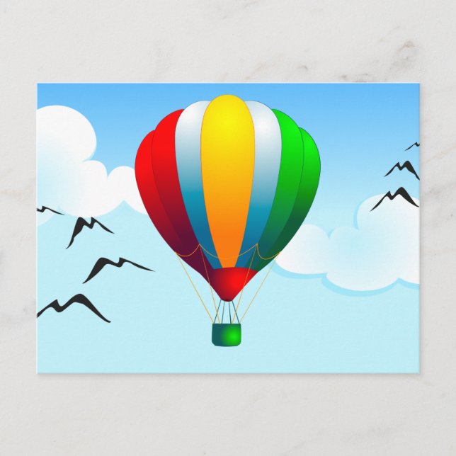 Ballons, carte postale (Devant)