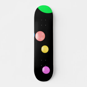 Ballons colorés Skateboard