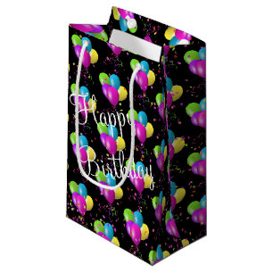 Ballons d'anniversaire avec Confetti petit sac cad