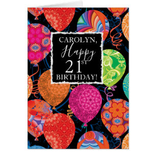 Ballons D'Anniversaire Festif Pour Elle