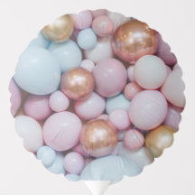 Ballons d'anniversaire heureux multicolores