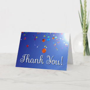 Ballons dans le ciel Merci note