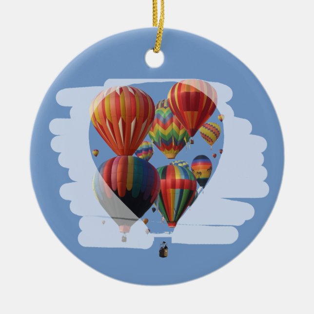 Ballons Dans Un Ornement De Noël En Balle (Devant)