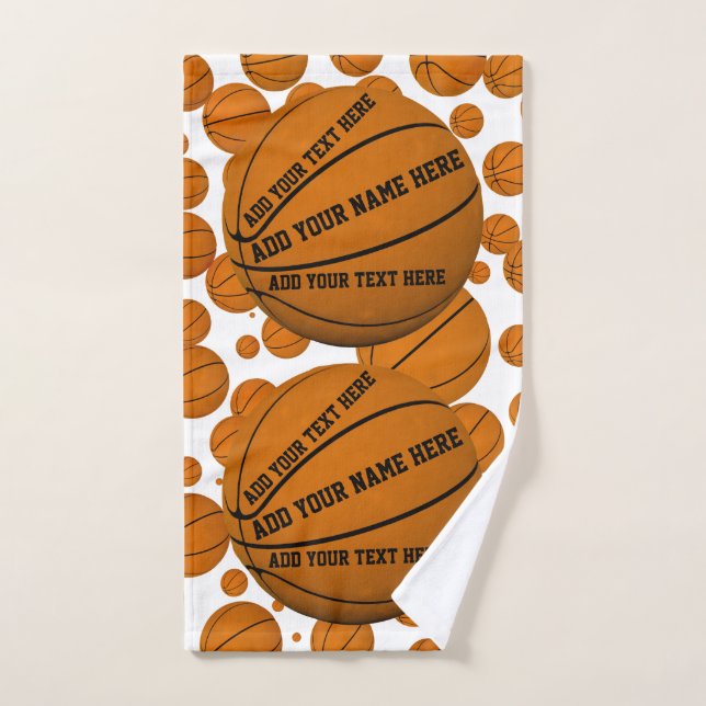 Ballons de basket (Serviette à main)