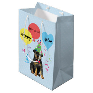 Ballons de fête d'anniversaire Rottweiler sac cade
