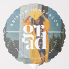 Ballons de finition avec design moderne et photo