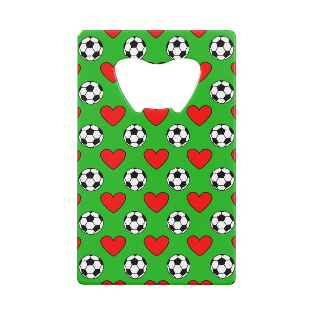 Ballons De Football Et Coeurs Rouges Dessin (Devant)