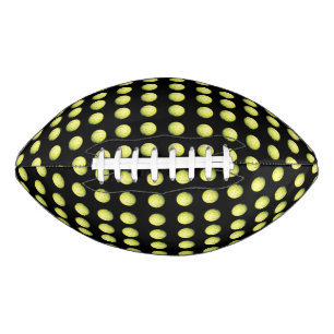 Ballons De Golf Jaunes Sur Motif Noir,