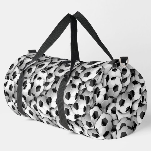 Ballons de soccer Design Duffel sac (Coin gauche)