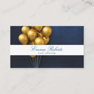 Ballons d'or Carte de visite moderne