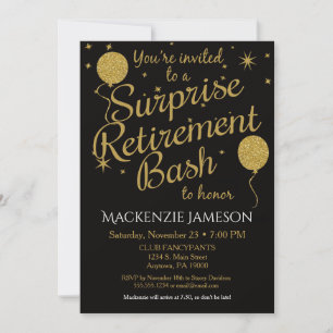 Ballons d'or Invitation de la partie de retraite s