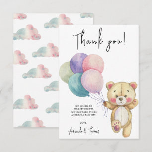 Ballons d'ours en peluche - merci