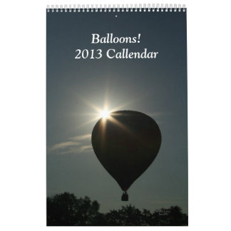 Ballons du calendrier 2013