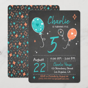 ballons gonflables Invitation au tableau de bord