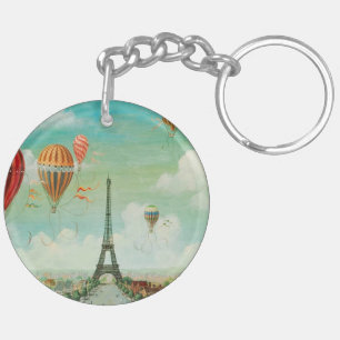 Ballons vintages PixDezines au-dessus de Paris