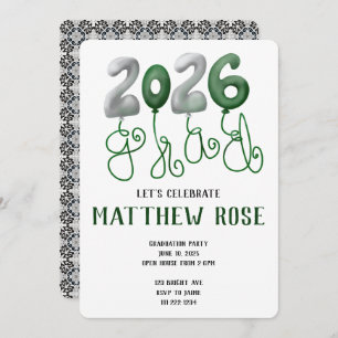 Balloon 2025 Grad Invitation