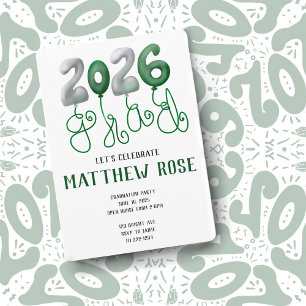 Balloon 2026 Grad Invitation