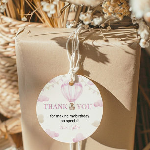 Balloon à air chaud Anniversaire Sticker Étiquette