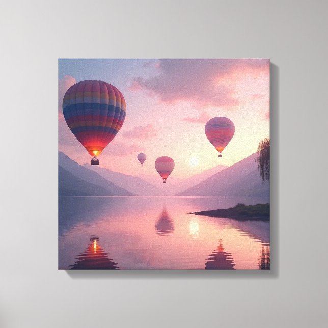 Balloon Adventure Dreams Canvas Print (Front)