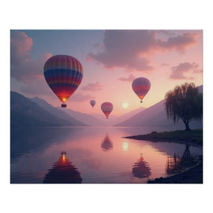 Balloon Adventure Dreams Poster