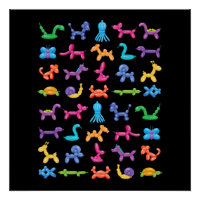 Balloon Animal Colour Pattern – Kids & Clown Party