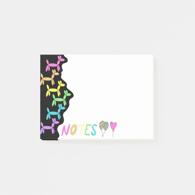 Balloon animal notes (Front)