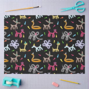 Balloon Animals Kids Party Theme Tissue Paper
