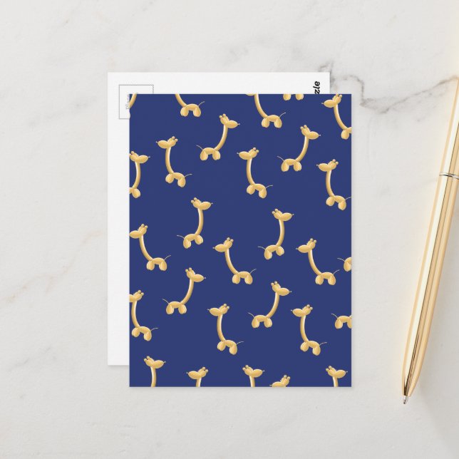 Balloon Animals Postcard (Front/Back In Situ)