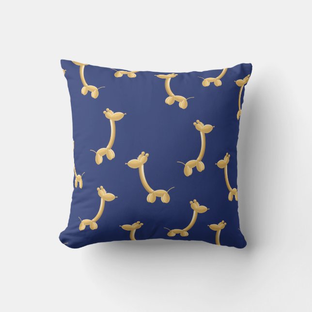 Balloon Animals Throw Pillow (Front)