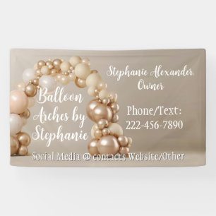 Balloon Arch Artist Party Planner Decorating  Banner