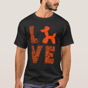 Balloon Artist Leopard Love Balloon Animal Balloon T-Shirt