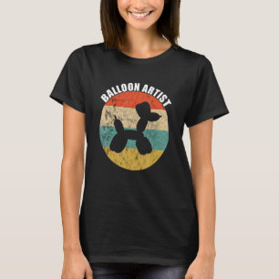 Balloon Artist Retro Vintage Balloon Animal Balloo T-Shirt
