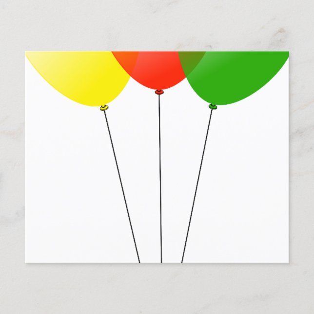 Balloon balloons custom personalize Anniversaries (Front)
