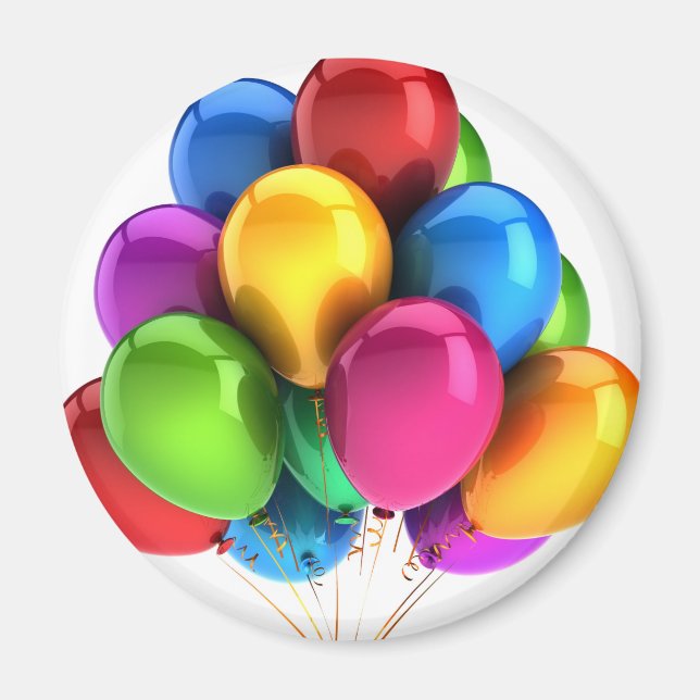 balloon balloons custom personalize Anniversaries Magnet (Front)