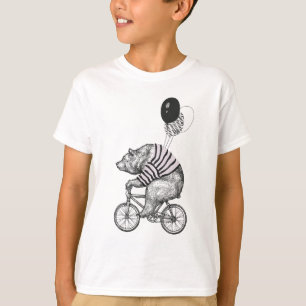 Balloon Bicycle Bear T-Shirt