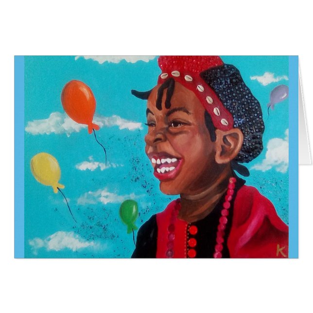 Balloon Boy Card (Front Horizontal)