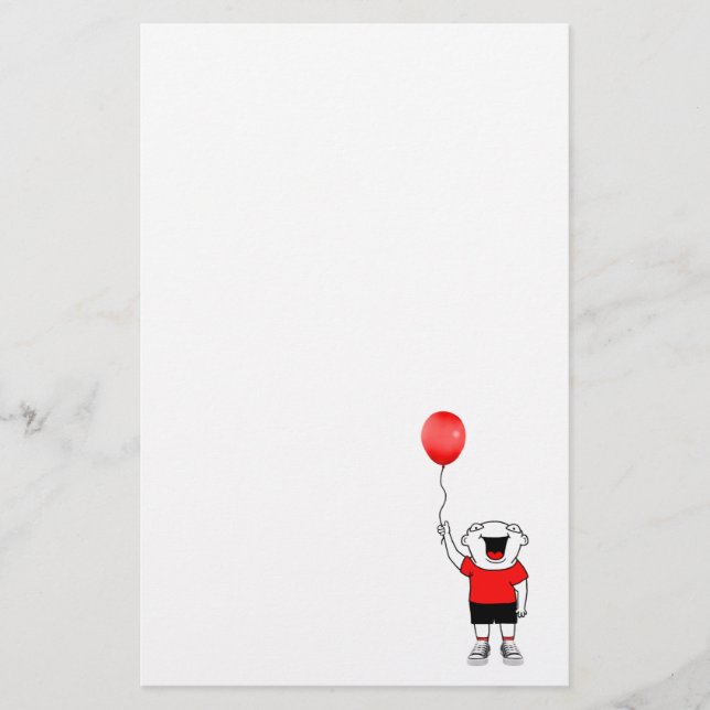 Balloon Boy Stationery (Front)