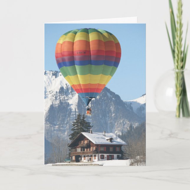 Balloon Christmas Card (Front)