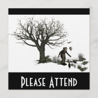 Balloon Clown Old Tree & Black Birds Original