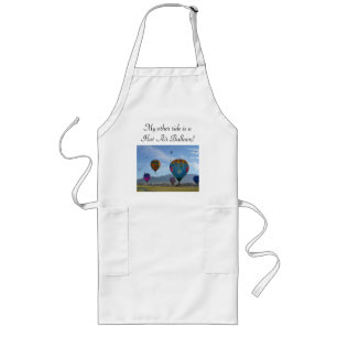 Balloon cluster long apron