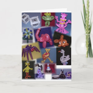 Balloon Collage Card
