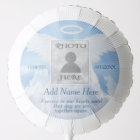 Balloon commémoratif de l'Ange photo personnalisée