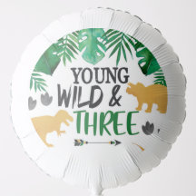 Balloon d'anniversaire de Dinosaur