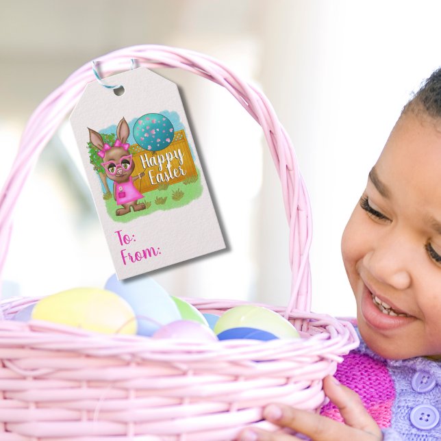 Balloon Diva Bunny Easter Gift Tags (Creator Uploaded)