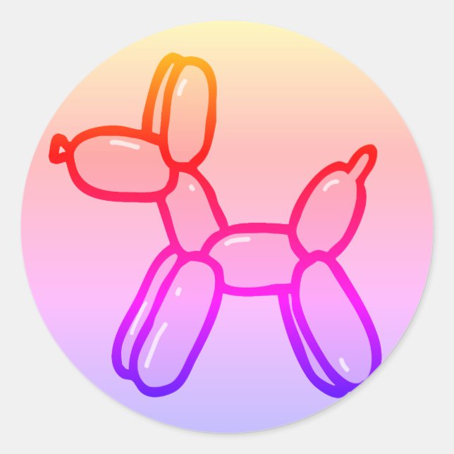 Balloon Dog Stickers (Front)
