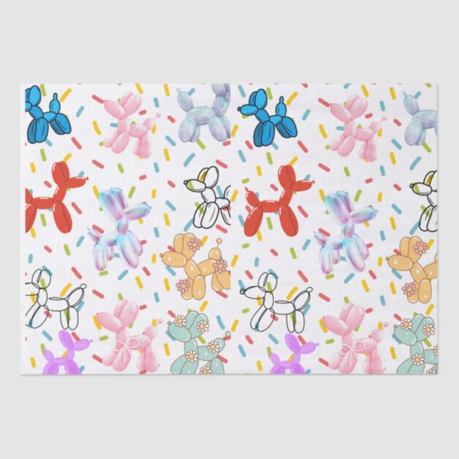 Balloon Dog tissue paper (Front)