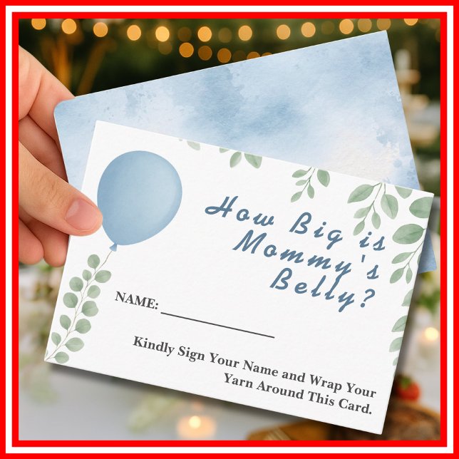 Balloon Eucalyptus How Big Is Mommys Belly Game Enclosure Card (Creator Uploaded)