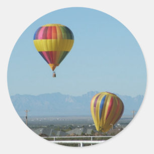Balloon festival Alamogordo New Mexico Classic Round Sticker
