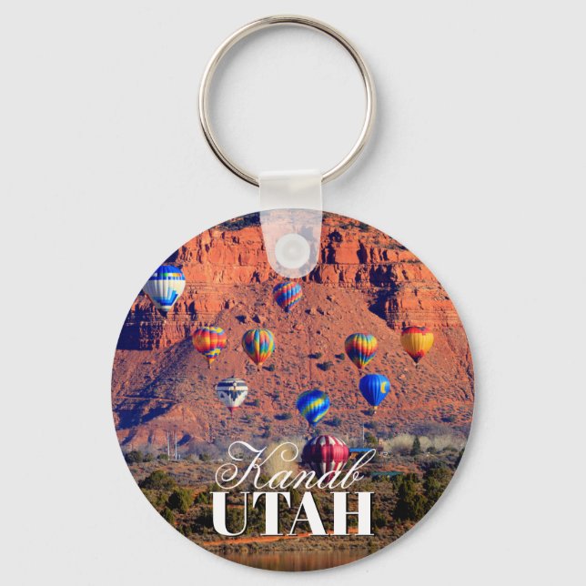 Balloon Festival Kanab Utah Keychain (Front)