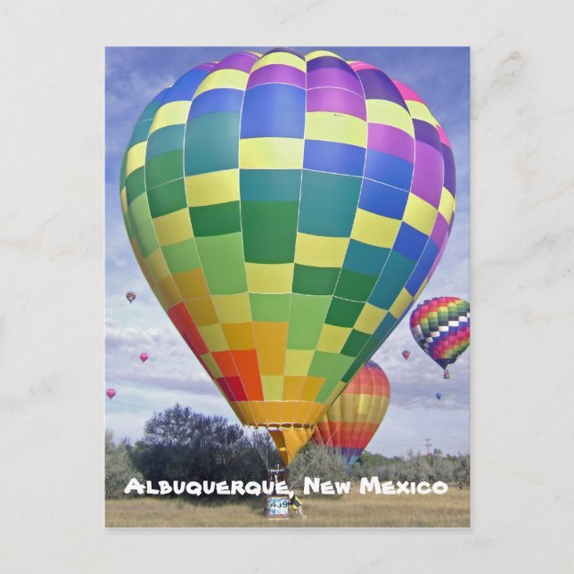 balloon fiesta 1 postcard (Front)